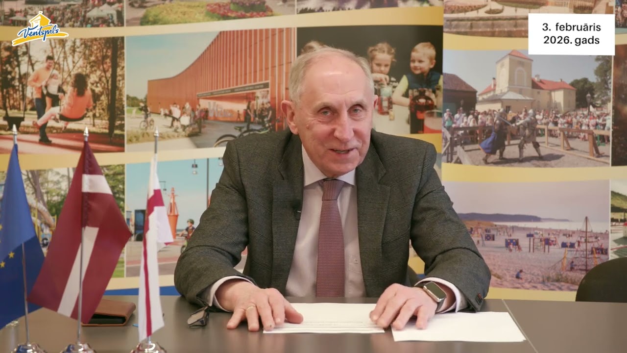 VIDEO: J.Vītoliņš par Ventspils pilsētas aktualitātēm – 03.02.2026.