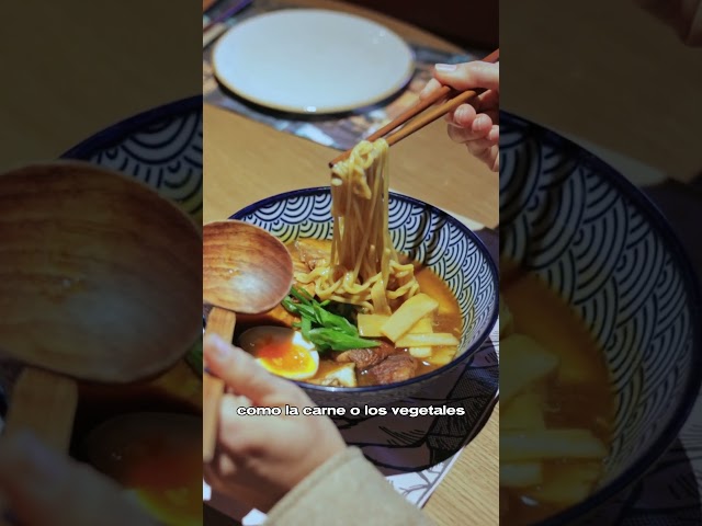 Vídeo relacionado con Ramen Kit Bowl Comida Japonesa Fideos Sopa Amante Manga Larga