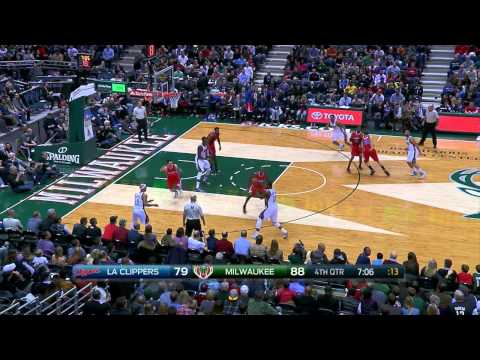 Jerryd Bayless Highlights Clippers vs. Bucks 12.13.2014 - 11 Points, 7 Rebounds