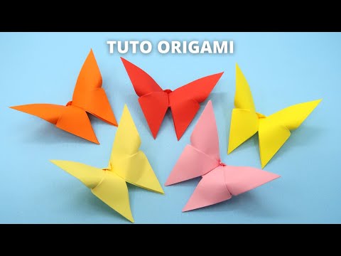Comment faire un papillon en papier - Origami Facile TUTO