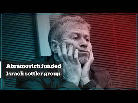 Abramovich funded Israeli settler group