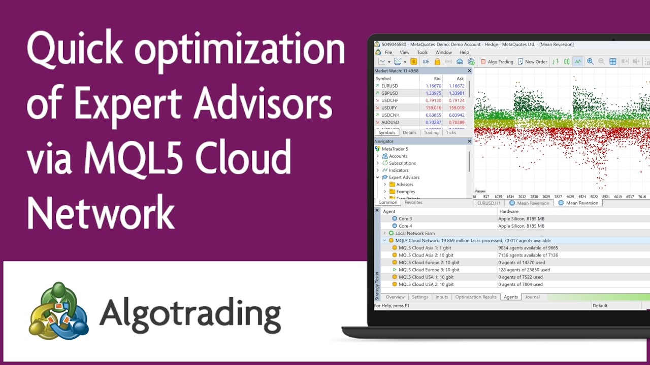 Fast EA optimization using MQL5 Cloud Network
