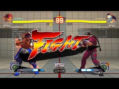 USFIV~ Evil Ryu (LUFFY68200) vs  Vega (Vegedow) HD