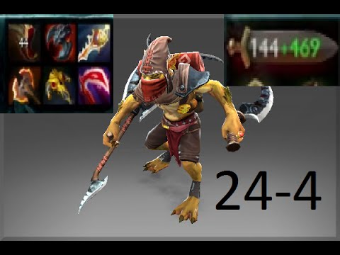 Dota 2 Ranked MMR Bounty Hunter 24-4 - Darionn17