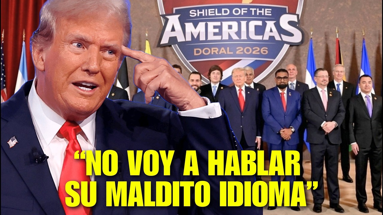 NO VOY a APRENDER su MALDITO IDIOMA ¿TRUMP HUMILLA a los PRESIDENTES LATINOS?