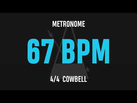 67 BPM 4/4 - Best Metronome (Cowbell)