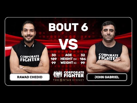 Corporate Fighter 39 - Rawad Chedid v John Gabriel