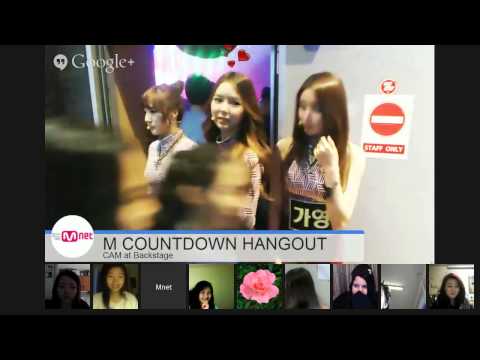 M COUNTDOWN BACKSTAGE HANGOUT CAM