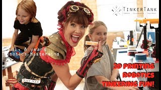 Nay Nay visits Tinkertank - 3D printing and robotics for kids!