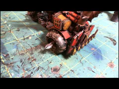 On the Bench: Ork Warboss on Bike - Final