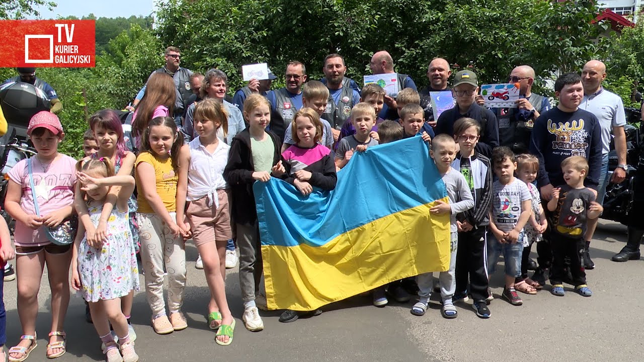 Polscy motocykliści wspierają uchodźców wewnętrznych na Ukrainie