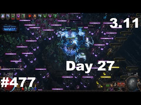 Day 27 - More Harvest Crafting For That Chestplate & Min Maxing My Carrion Golem Gear - 477