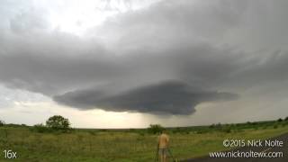 preview picture of video 'June 7, 2014 Dumont, Texas Supercell 16x Time Lapse Plainview'
