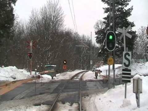 Ropsten - Gåshaga Brygga (Lidingöbanan) från förarplats