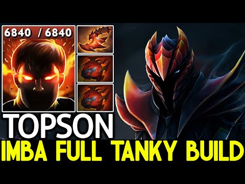TOPSON [Dragon Knight] Imba Full Tanky Build 7000 HP Dota 2