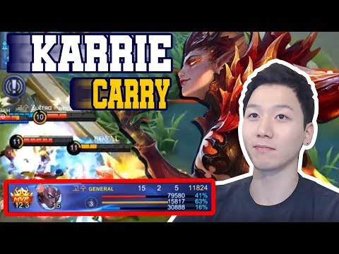 [EP.2] Karrie Carried / Karrie meta / Mobile Legends
