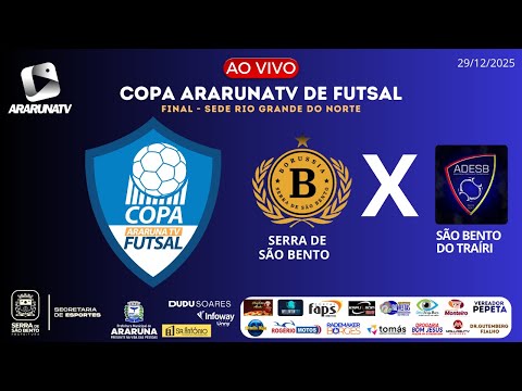 COPA ARARUNATV DE FUTSAL - BORUSSIA X ADESB | FINAL- Sede RN