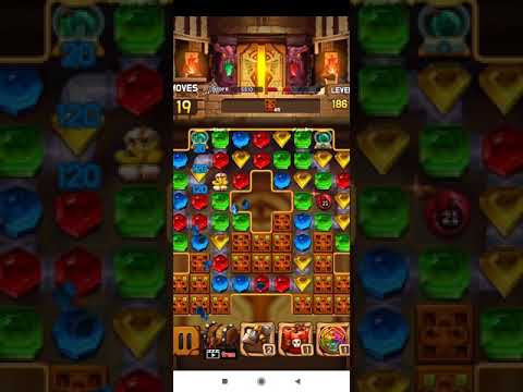 Jewel Legacy 💎 - Jewels & Gems Match 3 Puzzle 2021 Level 186 ⭐⭐⭐ no Booster 👑 Android Gameplay ✅