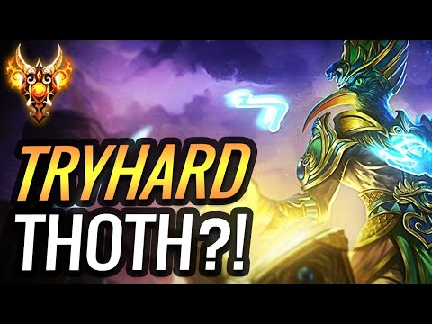 I picked Thoth and went Tryhard in GM Ranked Joust- Smite