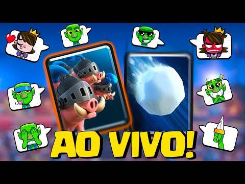 JOGANDO O NOVO DESAFIO DE "PORCOS REAIS x BOLA DE NEVE" NO CLASH ROYALE