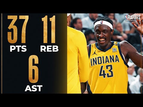 Pascal Siakam EXPLODES For Playoff CAREER-HIGH In Game 2! April 23, 2024