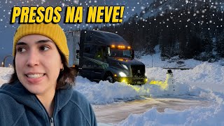 Stranded in the snow of the United States