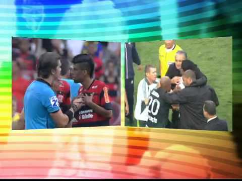 Renato Abreu leva Cartão Vermelho e quase Agride Juiz - Vasco 1 x 1 Flamengo