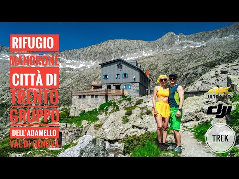 Rifugio Mandrone Città di Trento, gruppo Adamello, accesso malga Bedole Val di Genova (Carisolo)