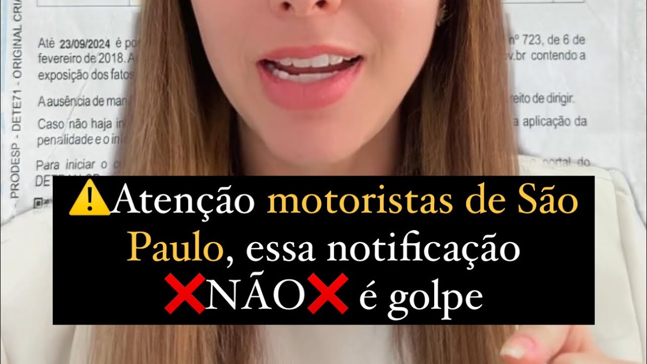 Suspensão da CNH em SP: Atenção motoristas