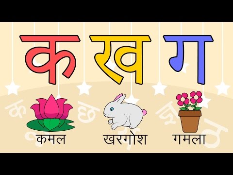 Learn 36 Hindi Varnamala letters with pictures