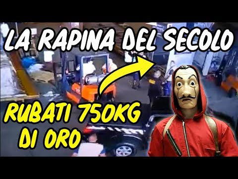 RAPINA VERA IN STILE LA CASA DI CARTA !