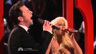 Christina Aguilera Feat. Chris Mann - The Prayer (LIVE on The Voice Tonight)