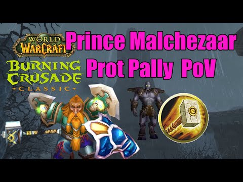 Prince Malchezaar Prot Paladin MT PoV - TBC Classic P1