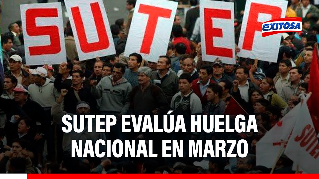 🔴🔵 SUTEP evalúa realizar una HUELGA NACIONAL en marzo: "Necesitamos una pensión digna"