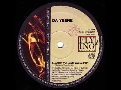 Da Yeene   Alright   Club Remix