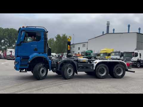 Man TGS 41.510 8x4 Abrollkipper Hyva aus Baujahr 2023