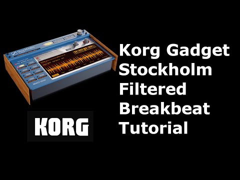 Korg Gadget Stockholm Texture Loop Tutorial! Old school Reason inside Gadget!