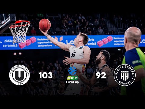 Highlights | U-BT Cluj-Napoca 103 - 92 Veolia Towers Hamburg