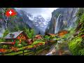 Walking In The Rain In Switzerland S Most Beautiful Villages 4K ️ Walking Tour In Rainy Day