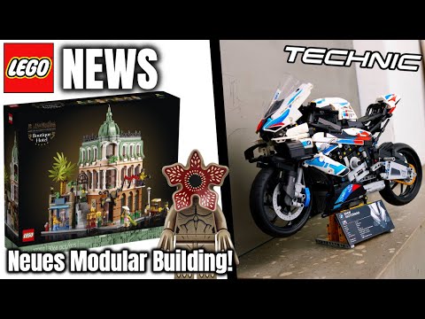 Riesiges 200€ LEGO Technic Motorrad! | Neues Modular Building: das Hotel! | VIP Wochenende 2.0| NEWS