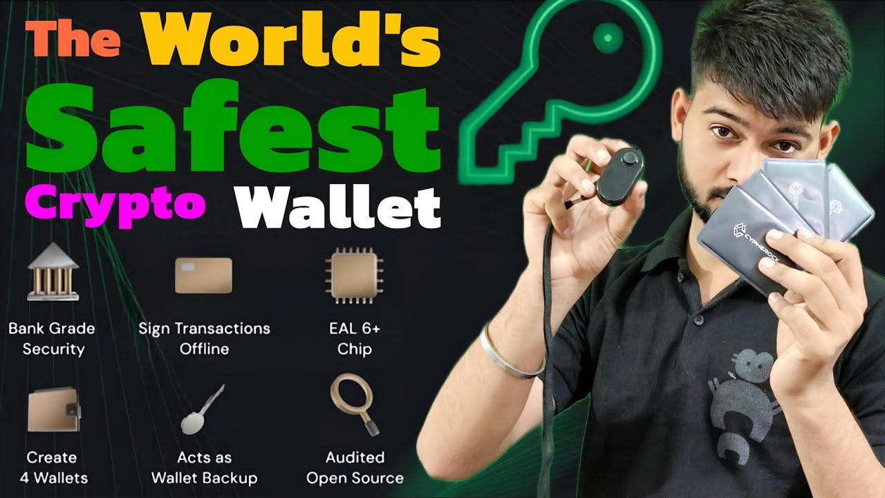 The World's safest Crypto hardware wallet (Cypherock X1)