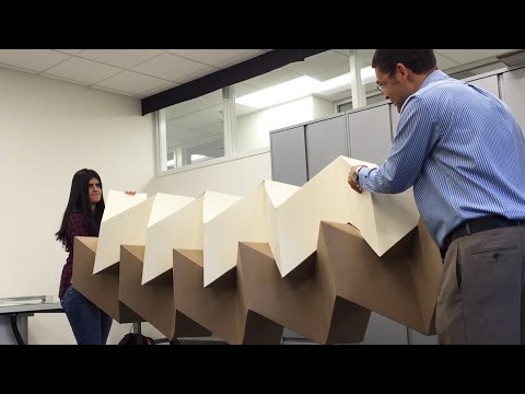 Paper Tubes Make Stiff Origami Structures