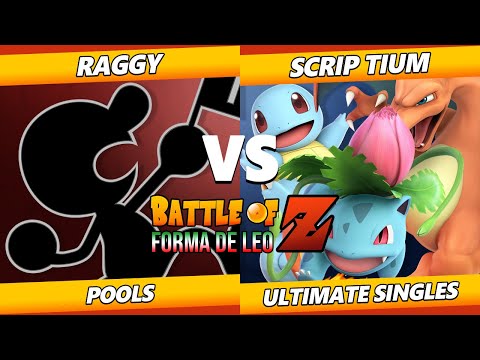 Battle of Z  - Raggy (Game & Watch) Vs. Scrip_tium (Pokemon Trainer) Smash Ultimate Tournament