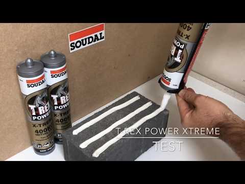Soudal T-Rex Power X-Treme - The Most Xtreme Tack Adhesive on Earth