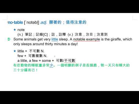 notable [`notəbḷ] adj. 顯著的；值得注意的 | 熱血教師 | 均一教育平台