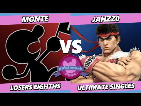 Patchwork 2024 TOP 8 - Monte (Game & Watch) Vs. Jahzz0 (Ryu) Smash Ultimate - SSBU