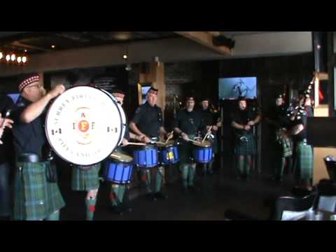 SFFPD, St Patricks, 2014. Scotland the Brave, Rowan Tree & Wings