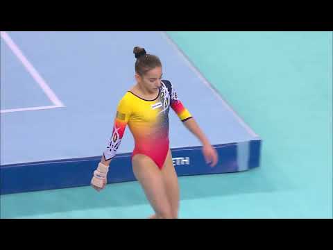 Maria Ceplinschi. 2020 European Junior Championships. EF. FX