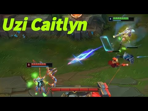 UZI CAITLYN VS ASHE , HIS CAITLYN IS SO CLEAN!