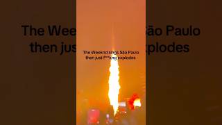 The Weeknd Explodes during Sao Paulo at The Wembley Stadium, London | After Hour